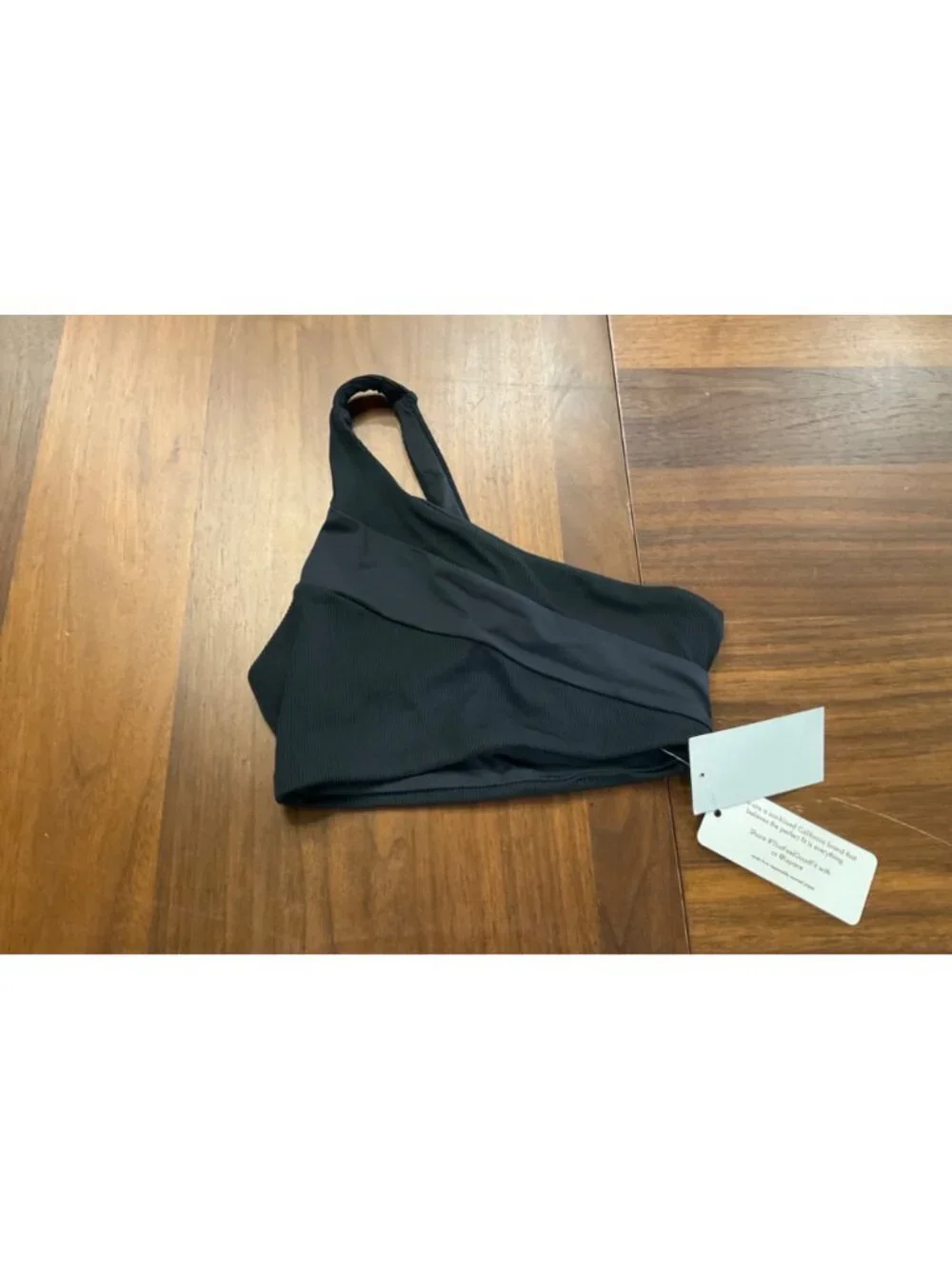 L*Space Celeste Bikini Top in Black XSmall New Womens Swimsuit